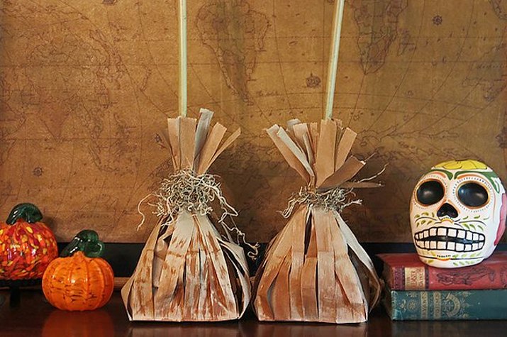 witch\'s broom treat bags