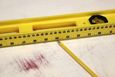 pencil marks