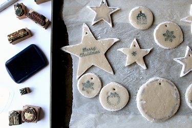 DIY No-Bake Salt Dough Ornaments