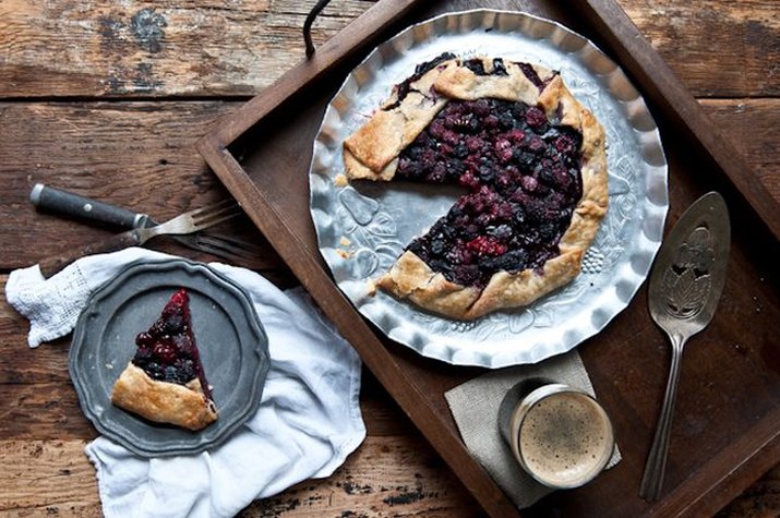 Make an easy mixed berry galette this holiday season.