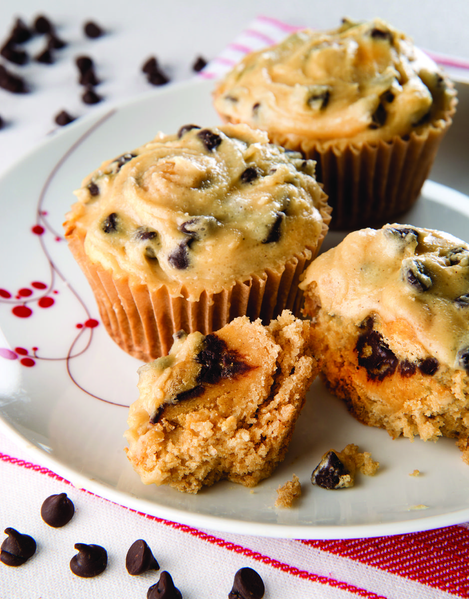 Allergy-Friendly Cookie Dough Cupcakes